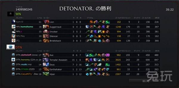 日本首只参加TI的职业DOTA2战队 DTN全解密